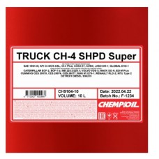 CHEMPIOIL TRUCK Super SHPD CH-4 15W-40 CI-4/CH-4/CG-4/CF-4/SL ACEA E7/A3/B4 10л. (plastic)