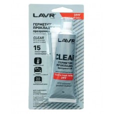 LAVR Ln1740 Герметик-прокладка прозрачный высокотемпературный CLEAR LAVR 70гр.