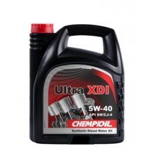 CHEMPIOIL Ultra XDI 5W-40 (A3 B4) синтетическое моторное масло 5W40 5л. (plastic)