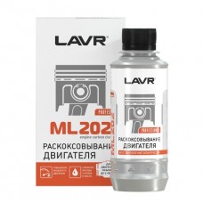 LAVR Ln2502 Раскокс двигателя  185мл  ML 202 Anti Coks (со шприцом)