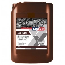 Масло моторное  LUXE CARGOS ENERGY TURBO DIESEL 15W40 CF-4 минер., 20л