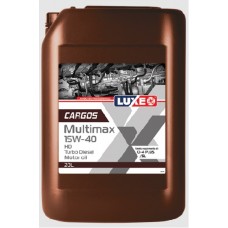 Масло моторное  LUXE CARGOS MULTIMAX HD TURBO DIESEL 15W40 CI-4 минер., 20л