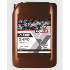 Масло моторное  LUXE CARGOS SHPD TURBO DIESEL 10W40 CG-4 п/синт., 20л