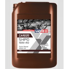 Масло моторное  LUXE CARGOS SHPD TURBO DIESEL 15W40 CG-4 минер., 20л