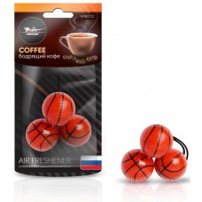 Ароматизатор подвесной 'Баскетбол' бодрящий кофе AIRLINE  AFBB132