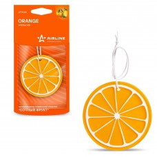 Ароматизатор подвесной пластик 'Сочный фрукт' апельсин AIRLINE AFFR088