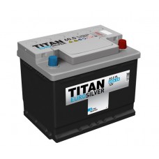 Аккумулятор TITAN EURO SILVER (60.0 VL (О.П.) низкий 600А (242х175х175))