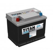 Аккумулятор TITAN EURO SILVER (61.1 VL (П.П.) 600А (242х175х190))