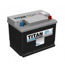 Аккумулятор TITAN EURO SILVER (63.0 VL kamina (О.П.) 610А (242х175х190))