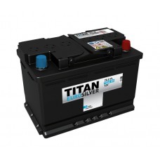 Аккумулятор TITAN EURO SILVER (70.0 VL kamina (О.П.) 650А (278х175х190))