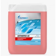 Жидкость охлаждающая  Gazpromneft Antifreeze 40 красный, канистра 10кг