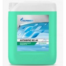 Жидкость охлаждающая  Gazpromneft Antifreeze BS 40 зеленый, канистра 10кг