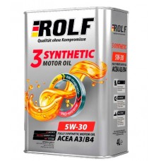 ROLF 3-synthetic 5W-30 ACEA A3/B4 4л