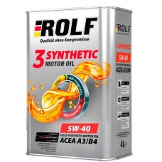 ROLF 3-synthetic 5W-40 ACEA A3/B4 4л