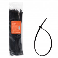 Стяжки (хомуты) кабельные 4,8*350 мм, пластиковые, черные, 100 шт.  AIRLINE ACT-N-28