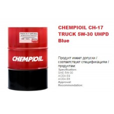 CHEMPIOIL TRUCK CH-17 UHPD BLUE 5W-30 синтетическое моторное масло 208л. (metal)