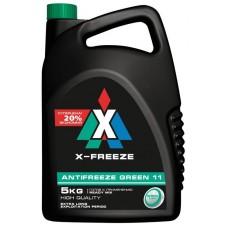Антифриз X-Freeze Green (зеленый)            5кг