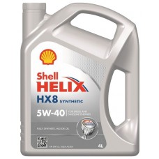 Масло моторное SHELL HX8 Synthetic 5W40 4л